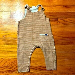 Zara Baby soft knit tan jumper, romper or overalls (unisex)